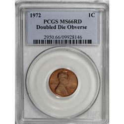 1972/72 1C Doubled Die MS66 Red PCGS.
