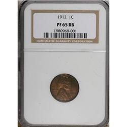1912 1C PR65 Red and Brown NGC.