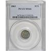 Image 1 : 1861 3CS MS66 PCGS.