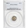 Image 1 : 1862/1 3CS MS65 PCGS.
