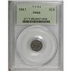 Image 1 : 1867 3CS PR65 PCGS.