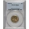 Image 1 : 1924-D 5C MS64 PCGS.