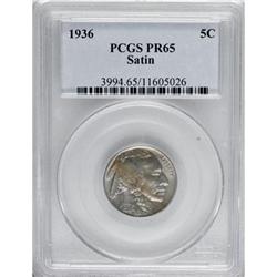 1936 5C Type One--Satin Finish PR65 PCGS.