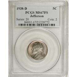 1938-D 5C MS67 Full Steps PCGS.