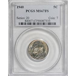1940 5C MS67 Full Steps PCGS. True Full Steps examples