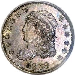1829 H10C MS63 NGC.