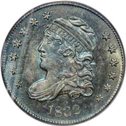 1832 H10C MS65 PCGS.