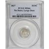 Image 1 : 1837 H10C Large Date (Curl Top 1) MS66 PCGS.