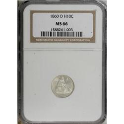 1860-O H10C MS66 NGC.