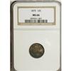 Image 1 : 1875 10C MS66 NGC.