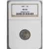 Image 1 : 1887 10C MS66 NGC.