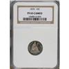 Image 1 : 1876 10C PR65 Cameo NGC.