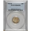 Image 1 : 1924-D 10C MS62 Full Bands PCGS.