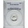 Image 1 : 1934-D 10C MS67 Full Bands PCGS.