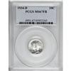 Image 3 : 1934-D 10C MS67 Full Bands PCGS.
