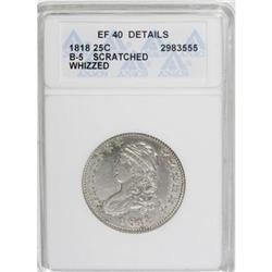 1818 25C B-5 XF40 Details ANACS