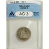 Image 1 : 1854-O 25C Huge O AG3 ANACS.