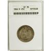 Image 1 : 1864-S 25C VF35 ANACS.