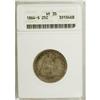 Image 3 : 1864-S 25C VF35 ANACS.