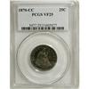 Image 3 : 1870-CC 25C VF25 PCGS.