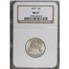 Image 3 : 1877 25C MS67 NGC.