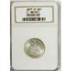 Image 1 : 1877-CC 25C MS65 NGC.
