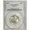 Image 1 : 1917 25C Type One MS65 PCGS.