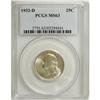 Image 3 : 1932-D 25C MS63 PCGS.