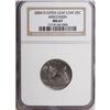 Image 1 : 2004-D 25C Wisconsin Extra Leaf Low MS67 NGC.