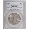 Image 1 : 1807 50C Capped Bust, Small Stars AU50 PCGS.
