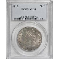 1812 50C AU58 PCGS.