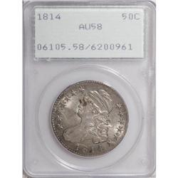 1814 50C AU58 PCGS.