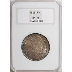 1822 50C MS62 NGC.