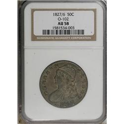 1827/6 50C Fine 15 NGC.