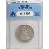 Image 1 : 1855/54 50C Arrows AU55 ANACS.