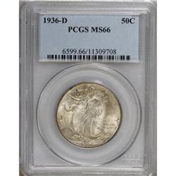 1936-D 50C MS66 PCGS.