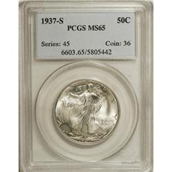 1937-S 50C MS65 PCGS.