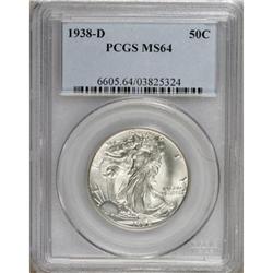 1938-D 50C MS64 PCGS.