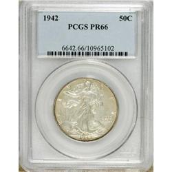 1942 50C PR66 PCGS.