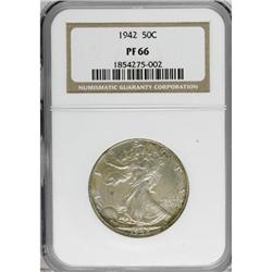 1942 50C PR66 NGC.