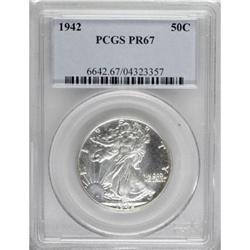 1942 50C PR67 PCGS.