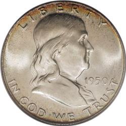 1950 50C MS67 Full Bell Lines PCGS.