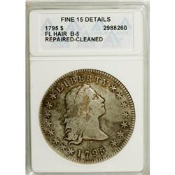 1795 Flowing Hair $1 ANACS Fine 15 Details B-5