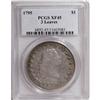 1795 $1 Flowing Hair, Three Leaves XF45 PCGS.