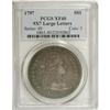 Image 3 : 1797 $1 9x7 Stars, Large Letters XF40 PCGS.