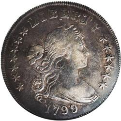1799/8 13 Stars Reverse XF40 Details ANACS B-2.