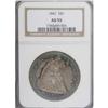 Image 1 : 1841 $1 AU55 NGC.