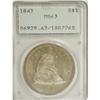 Image 3 : 1843 $1 MS63 PCGS.