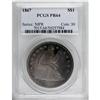 Image 3 : 1867 $1 PR64 PCGS.