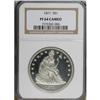 Image 3 : 1871 $1 PR64 Cameo NGC.